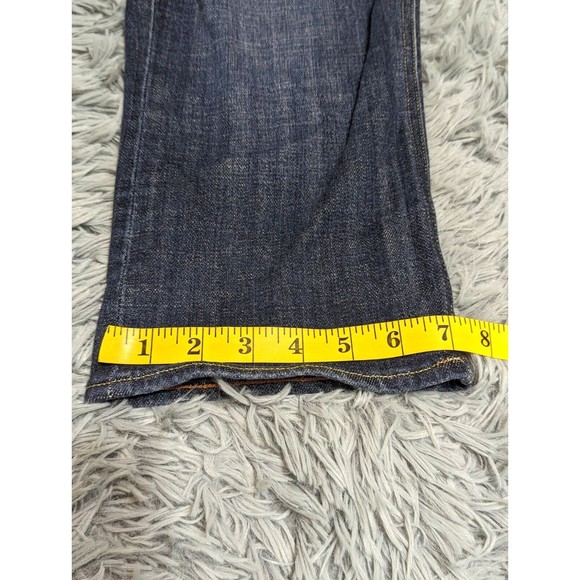 J Crew Matchstick Capri Jeans Womens Size 31 Dark Wash Blue Denim Stretch 31x20 - Picture 8 of 12
